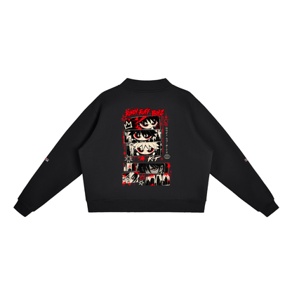 ‘Rowdy Ruff Boyz (KFT Essential) Vol.2’ Essential Fleece Mock-Neck Crew Sweatshirt