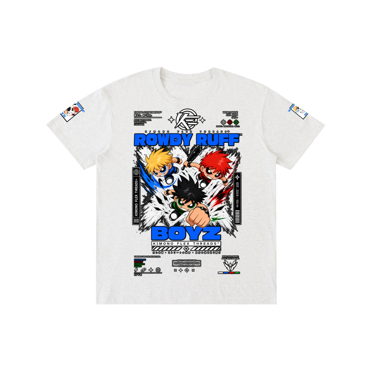 ‘KFT ROWDY RUFF BOYZ’ Pure Cotton T-Shirt