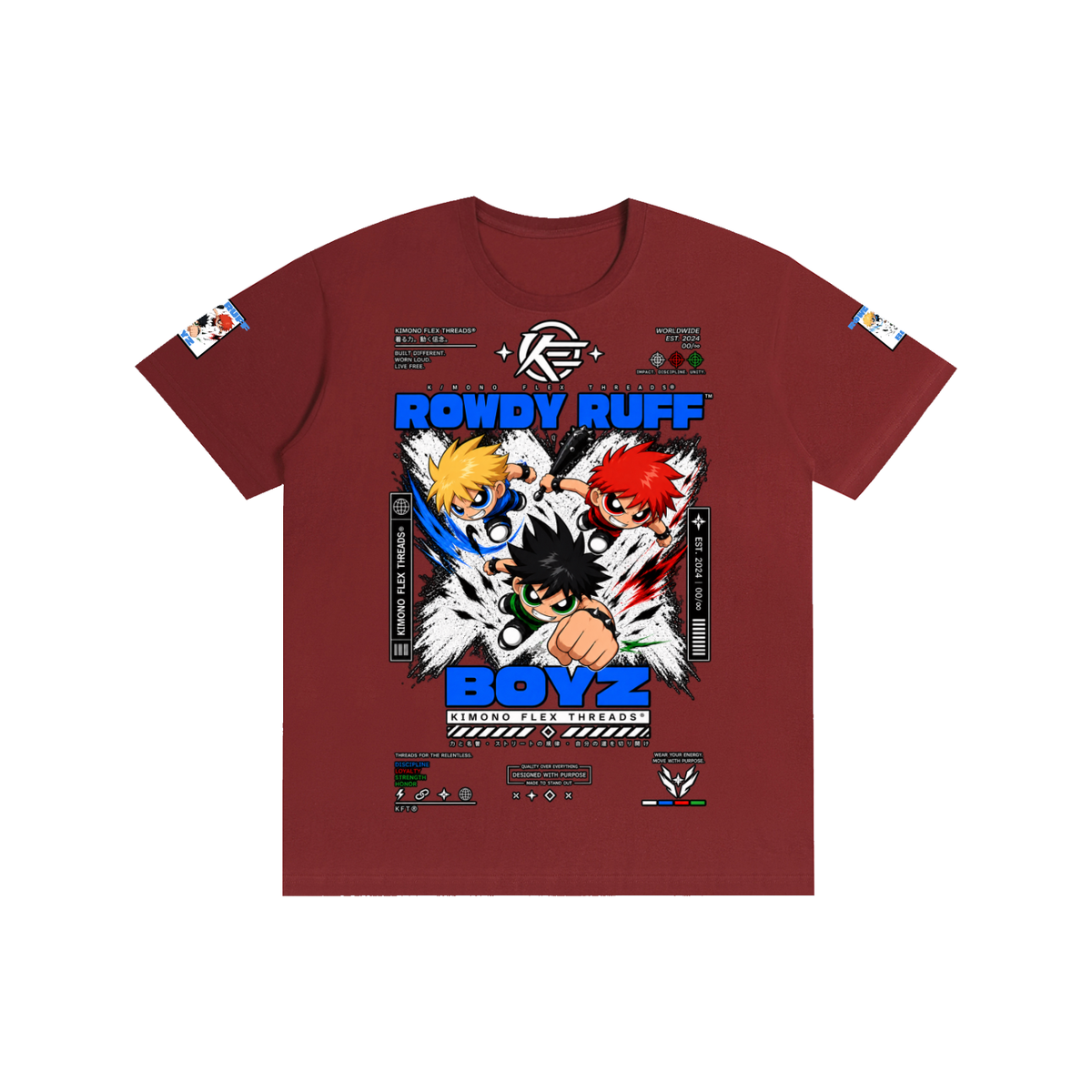 ‘KFT ROWDY RUFF BOYZ’ Pure Cotton T-Shirt