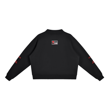 ‘Monkey D Roronoa Essential Fleece Mock-Neck Crew Sweatshirt’