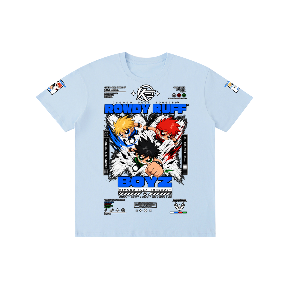 ‘KFT ROWDY RUFF BOYZ’ Pure Cotton T-Shirt