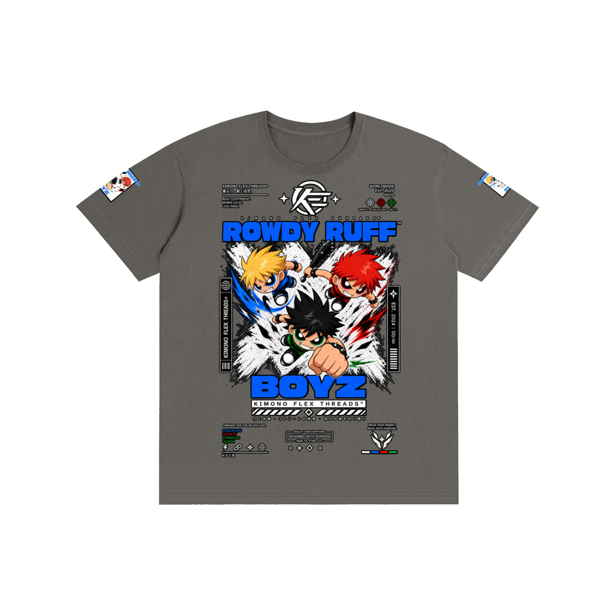 ‘KFT ROWDY RUFF BOYZ’ Pure Cotton T-Shirt